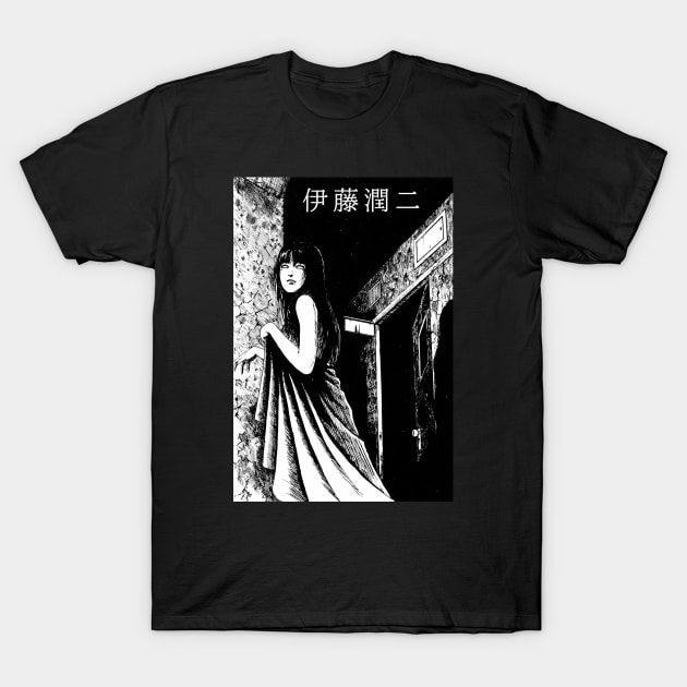 Junji Ito, Tomie T-Shirt by Kakuidori